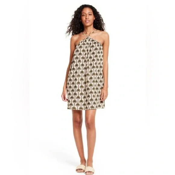 high neck halter dress mini STYLE 073 // SEQUIN HALTER MINI – THE OWN STUDIO main image 1